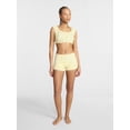 thumbnail image 2 of No Boundaries Bralette and Foldover Shorts Sleep Set, 2-Piece, Women's XS-XXL, 2 of 5