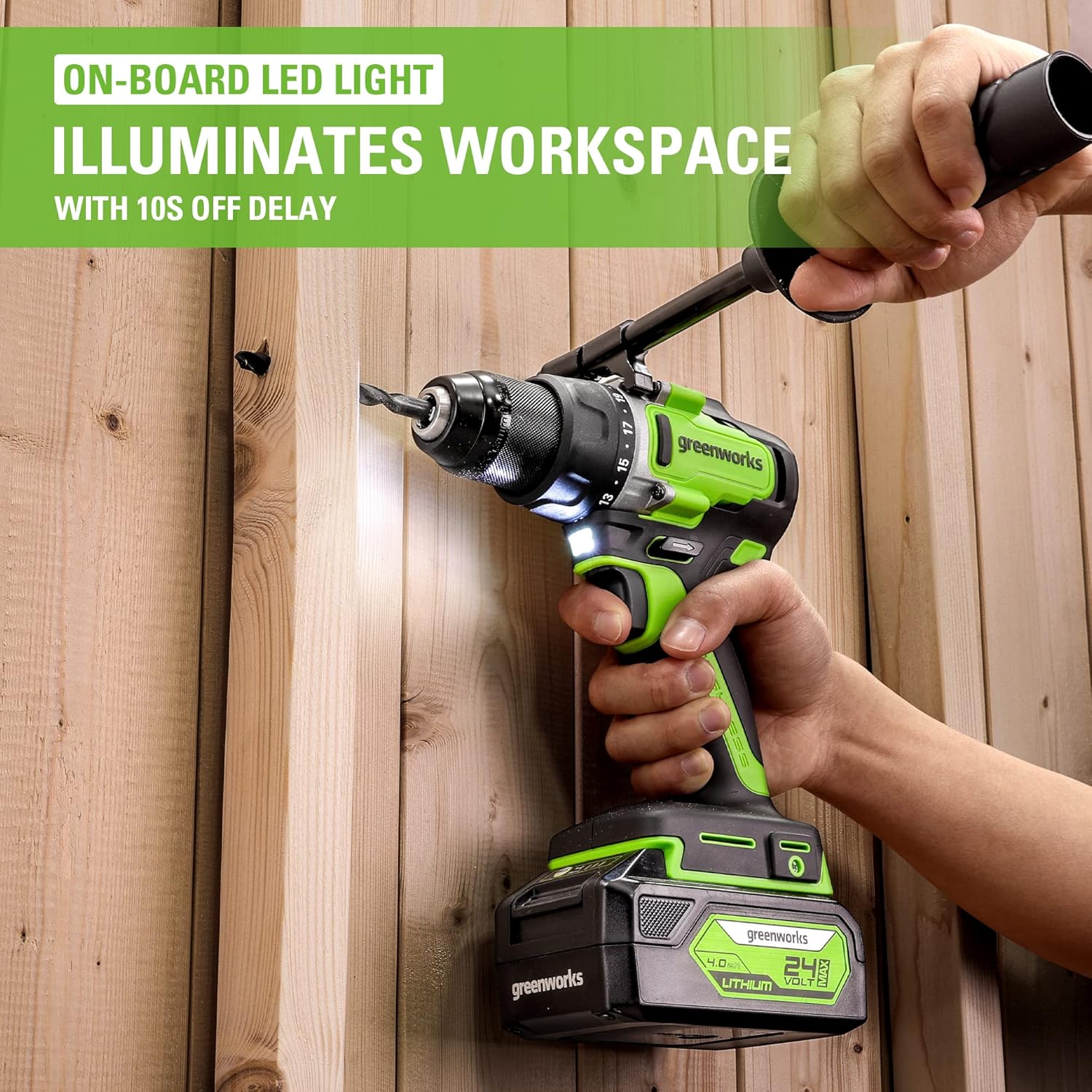 Greenworks 24V Brushless Drill/Driver, Tool Only photo 8
