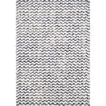 thumbnail image 2 of nuLOOM Cuellar Chevron Shag Area Rug, 4' x 6', Navy, 2 of 2