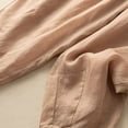 thumbnail image 3 of Endives Linen Pant Women Bloomers Drooping Pants Wide Leg Pants High Waist Loose Slim Casual Cropped Pants Straight Leg Baggy Pants Pink, 3 of 6