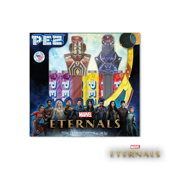 PEZ Candy Marvel Studios Eternals Twin Pack Gift Set, 1.74 Ounces - Kro & Celestial