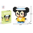 thumbnail image 3 of Figuras de acción de Disney, bloques de construcción, juguetes, figuras de anime, imagen del pato Donald, Pooh, oso, Stitch, muñecos, rompecabezas para niños, juguetes de ensamblaje, ladrillos, ventas, 3 of 5