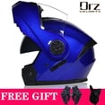 thumbnail image 3 of Casco Modular de seguridad para motocicleta, visera Interior de doble lente, aprobado por DOT, 3 of 3