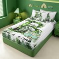 thumbnail image 2 of meiyoeat Happy Camping Zipper Twin Comforter Sets with Fitted Sheet and 2 Pillowcases For Boys,Initial Letter B Zipper Bedding Set,Light Gray Reversible,4-Piece, 2 of 7