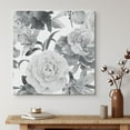 thumbnail image 2 of wall26 Canvas Print Wall Art Grayscale Lily &amp; Rose Collage Floral Botanical Illustrations Modern Art Rustic Scenic Colorful Farmhouse/Country for Living Room, Bedroom, Office - 24"x24", 2 of 5