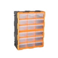 thumbnail image 3 of 18 cajones organizador de piezas pequeñas gabinete artesanal, almacenamiento de herramientas de hardware cofres de herramientas de montaje en pared, 3 of 8