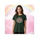 thumbnail image 1 of Playera Blusa De Mamá Estilo Arcoiris – Amor, Arcoíris y Corazones en Cada Suspiro Color Verde Oliva Talla Grande Marca Emil SaEs, 1 of 4