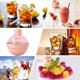 thumbnail image 3 of Máquina para hacer bolas de hielo - Moldes para cubitos de hielo con bombillas y tapas para whisky (rosa) Likrtyny Para estrenar, 3 of 8