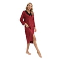 thumbnail image 4 of Plus Size Long Sleeve Nightgowns for Women - Long Sleeve Lace Collar Comfortable Soft Pajama Sleepwear S-XXL, 4 of 6