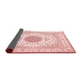 thumbnail image 2 of Ahgly Company Indoor Square Medallion Red Traditional Area Rugs, 7' Square, 2 of 4