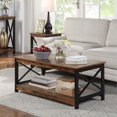 thumbnail image 3 of Ergode Oxford Coffee Table with Shelf - Coastal Style, Farmhouse Chic, 2 Shelves for Display/Storage, Durable MDF, Non-Lead-Based Paint., 3 of 3