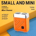 thumbnail image 2 of Bccnerty Rasoir, Rasoir Électrique Humide et Sec 2026, Tête Double Flexible à 360° pour un Rasage Fluide, Mini Rasoir Rechargeable Étanche pour Voyage et Maison (Argent), 2 of 7