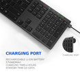 thumbnail image 2 of Easy Setup 109 Keys Wireless Keyboard,2.4G Wireless Rechargeable Keyboard Laptop Office, 2 of 9