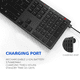 thumbnail image 2 of 109 Teclas 2.4G Teclado inalámbrico recargable Laptop Office Teclado inalámbrico universal Adepaton 2033343, 2 of 9