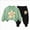 Green 0726, variant on Kids Toddler Baby Girl Fall Winter Clothes 2T 3T 4T 5T 6T 7T 8T Waffle Knit Long Sleeve Pullover Sweatshirt Top and Pants 2PCS Outfits Set Fall Winter Set for Red Size 3-4 Years