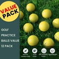 thumbnail image 3 of Golf Practice Balls Elastic Foam Soft Value 12 Pcs, Golf Training Ball Spone Dimpled Exercise Balls for Golf Swing Training Aids Home Office Indoor Outdoor Backyard, 3 of 8
