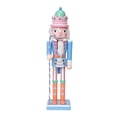 thumbnail image 4 of Cascanueces del Rey de Navidad, Decoración navideña, Adorno, Figura de Cascanueces para Rey azul, 4 of 9
