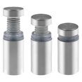 thumbnail image 3 of 12Pcs Standoff Screw Stainless Steel 19x25mm Wall Mount Advertising Fastener Set Kit, 3 of 5
