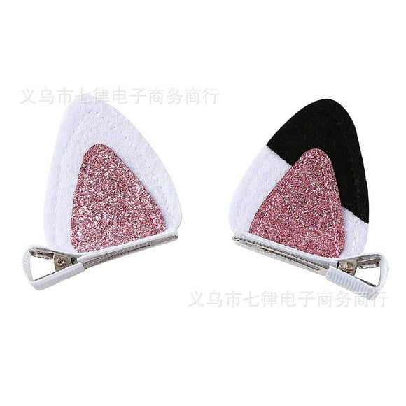 popular Halloween theme cat ear headband hairpin BB clip party decoration super soft cat ear headband