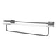 thumbnail image 3 of Toallero de Baño Acrílico de Aluminio, Soporte para Estante, Carrito de Ducha Ligero y Estable Montado en la Pared Con Ganchos, Organizador de Almacenamiento de Baño Pequeño de, 3 of 7
