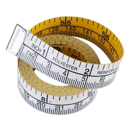 

30PCS 1.5m Double Scale Soft Tape Measure Flexible Ruler Weight Loss Body Sewing Tailor Cloth Ruler Yellow