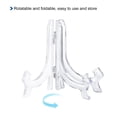 thumbnail image 4 of 4.3" Easel Plate Holder, Plastic Folding Display Stand Clear for Decorative Picture Frame, 4 Pack, 4 of 6
