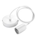thumbnail image 1 of Lámpara Colgante Metal Portalámparas E27 Blanco Cable 100CM, 1 of 5