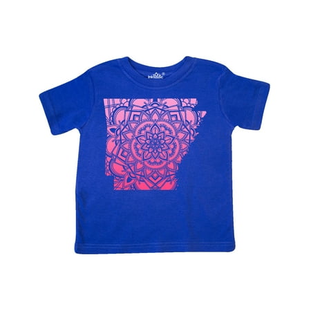 

Inktastic Arkansas Silhouette Mandala Gift Toddler Boy or Toddler Girl T-Shirt