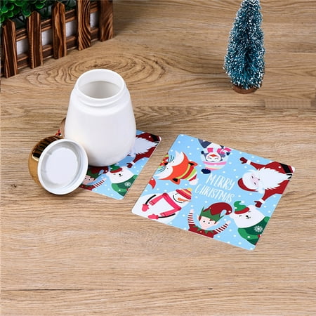 

Christmas Clearance Holiday Deals! Christmas Decorations WJSXC Christmas Insulation Mat Cute Christmas Mat Insulation Mat Insulation Mat