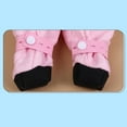 thumbnail image 5 of Dog Full Leg Protectors with Suspenders, Warm Fleece Lined Dog Boots & Leg Guards with Anti-Slip Soles, for Outdoor Walking in Rainy Snowy Days, Pink, 5 of 8