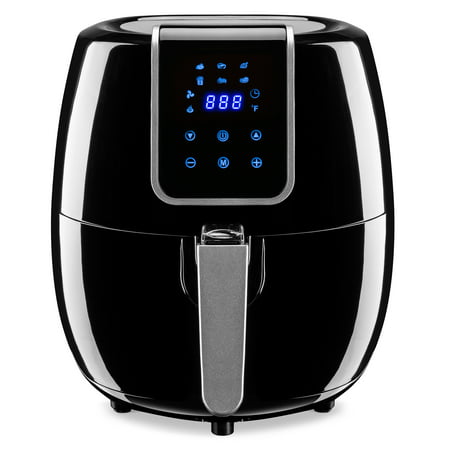 Best Choice Products 5.5qt 7-in-1 Electric Digital Family Sized Air Fryer Kitchen Appliance w/ LCD Screen, Non-Stick Coating, Temp Control, Timer, Removable Fryer Basket - (Best Products For Pih)