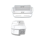 thumbnail image 4 of Bac de Porte Compatible avec Réfrigérateur LG AAP73051301 AAP73051302, 4 of 4