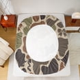 thumbnail image 5 of Castle Fairy Kawaii Bowknot Queen Sheet Sets,Abstract Geometric Camouflage Bed Set, 5 of 7