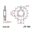 thumbnail image 2 of JT Steel Front Sprocket 15T for Street YAMAHA YZF750R/C 1994-1998, 2 of 4