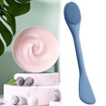 thumbnail image 5 of Facial Cleansing Brush, 2 in 1 Silicone Face Mask Brush & Face Scrubber, For Exfoliating, Massaging, Remove Blackheads, Makeup Skincare Removal, Applicator for Mud, 5 of 5