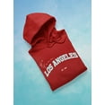 thumbnail image 3 of Los Angeles Go Team Hoodie Women - Women Hoodie, Red, 3XL, 3 of 4