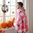 thumbnail image 5 of Darzheoy Halloween Throw Blanket, Soft Cozy Printed Flannel Decorative Blanket, Plush Warm Lightweight Reversible Throw Blanket, Halloween Blanket for Bedroom, Living Room, 5 of 6