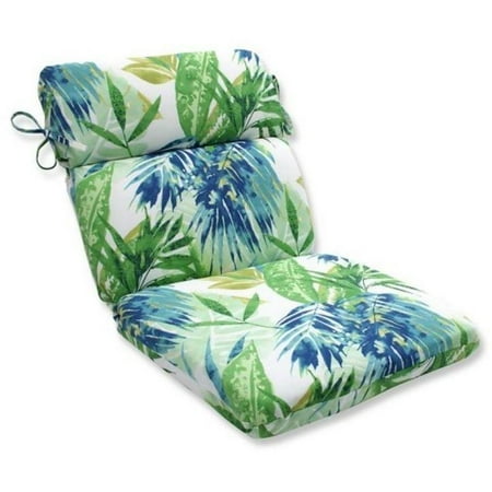 Pillow Perfect Outdoor Indoor Soleil Blue Green Rounded Corners