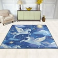 thumbnail image 3 of Non-Slip Area Rug 80x58in Indoor Washable Floor Mats Carpet Printed for Living Room, Bedroom, Home Decor Enchanting Unicorn Pattern, 3 of 7