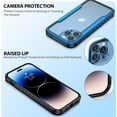 thumbnail image 3 of Allytechgroup Clear Case for iPhone 16, Slim Lightweight Hard PC Anti Yellowing Support Wireless Charging Shockproof Magnetic Back Cover for iPhone 16 Women Men, Blue, 3 of 8