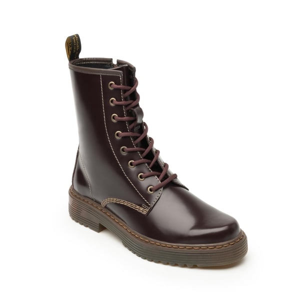 Botas Flexi Para Mujer Estilo 109609 Piel Vino Casuales vino 24.5 Flexi 09609V