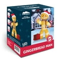 thumbnail image 4 of Joyfy 8 FT Christmas Inflatables Gingerbread Man Outdoor Decorations,Gingerbread Man with Candy Cane Blow Ups Yard with Built-in LEDs for Holiday Party Garden Lawn Decor, 4 of 8