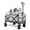 Gray, variant on FREESKY Collapsible Wagon Cart with Quiet Wheels Lightweight Foldable Cart for Camping, Shopping, Ourdoor Use, Blue