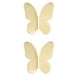 thumbnail image 1 of 1 pardero asa de latón práctico mariposa en forma de gabinete de tirador (dorado), 1 of 5