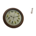 thumbnail image 4 of Elegante escultura de reloj de pared con de amantes de los pájaros, ideal para decorar o la estantería. Regalo, 4 of 7