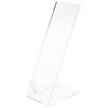 Plymor Clear Acrylic Angled High-Heel Shoe Display Riser Stand, 8" H x 2.75" W x 4" D (3 Pack)