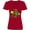 True Red, variant on Inktastic St. Patrick's Day Plaid Green and Yellow Shamrocks Women's V-Neck T-Shirt