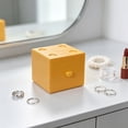 thumbnail image 7 of Desktop Storage Box with Drawer - Macaron Building Block Organizer for Cosmetics, Jewelry, Small Items | Space Saving Desk Accessory Organizer for Home, Vanity Tabletop | Plastic Storage Container, 7 of 7