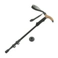 thumbnail image 2 of Bâtons de Randonnée, Bâton de Marche Pliable, Bâtons de Randonnée en Fibre de Carbone avec Poignée en Liège Anti-Transpiration pour Alpinisme Camping, Choc, Tout-Terrain, 2 of 8