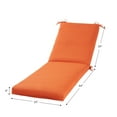 thumbnail image 5 of Greendale Home Fashions 73 x 23 in. Rust Outdoor Chaise Cushion, 5 of 8